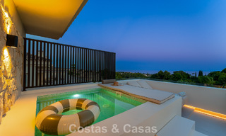 Luxueus, eigentijd gerenoveerd penthouse met panoramisch zeezicht te koop in Sierra Blanca op de Golden Mile, Marbella 804799 