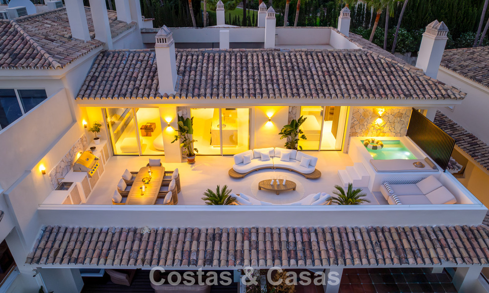 Luxueus, eigentijd gerenoveerd penthouse met panoramisch zeezicht te koop in Sierra Blanca op de Golden Mile, Marbella 804801