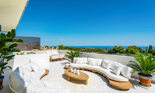 Luxueus, eigentijd gerenoveerd penthouse met panoramisch zeezicht te koop in Sierra Blanca op de Golden Mile, Marbella 804803 
