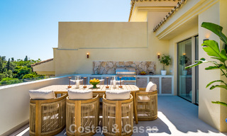 Luxueus, eigentijd gerenoveerd penthouse met panoramisch zeezicht te koop in Sierra Blanca op de Golden Mile, Marbella 804805 