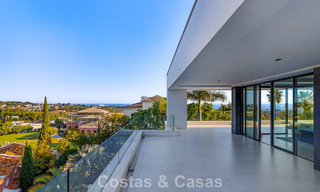 Exclusieve eigentijdse villa met panoramisch zeezicht te koop in Los Flamingos een 5* golfresort in Marbella - Benahavis 804761 