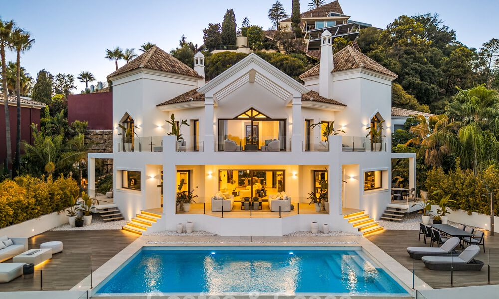 Modern-mediterrane, nieuwe luxevilla te koop in een exclusieve gated community in Marbella - Benahavis 805167