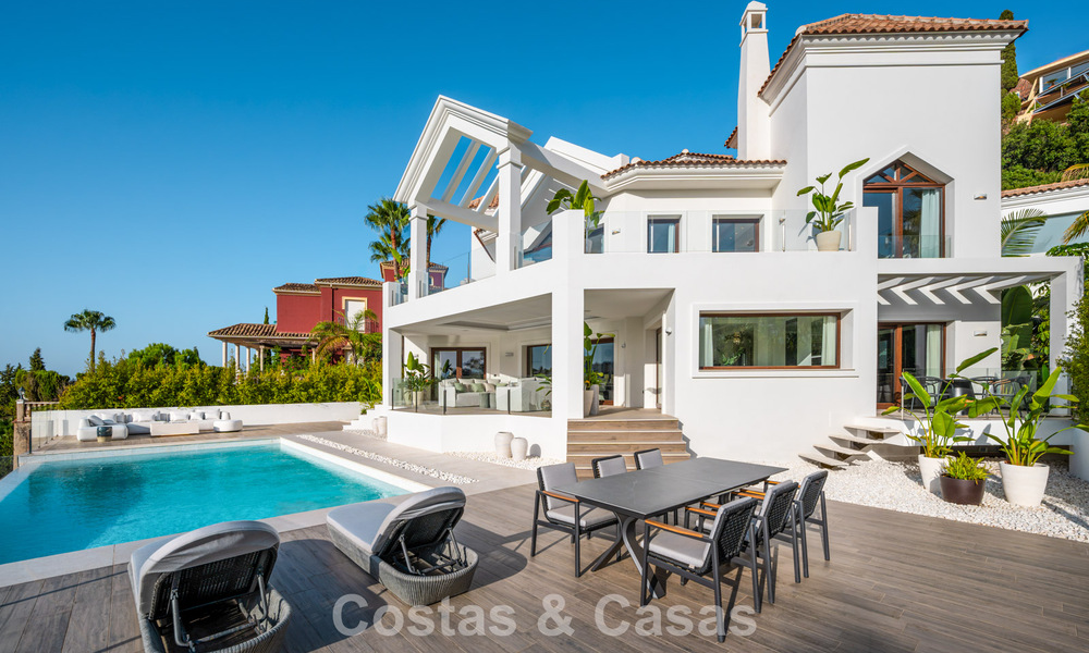 Modern-mediterrane, nieuwe luxevilla te koop in een exclusieve gated community in Marbella - Benahavis 805175