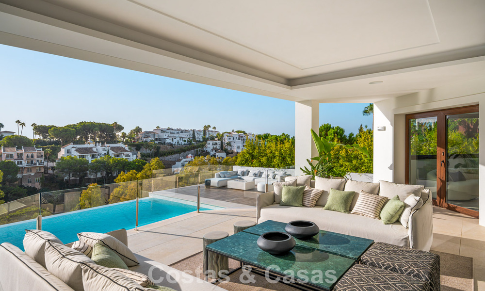 Modern-mediterrane, nieuwe luxevilla te koop in een exclusieve gated community in Marbella - Benahavis 805176