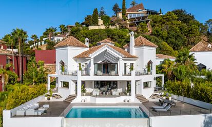 Modern-mediterrane, nieuwe luxevilla te koop in een exclusieve gated community in Marbella - Benahavis 805190