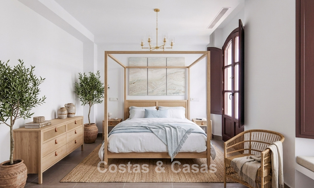 5 exclusieve geschakelde woningen te koop in het charmant oud-centrum van Estepona 805639
