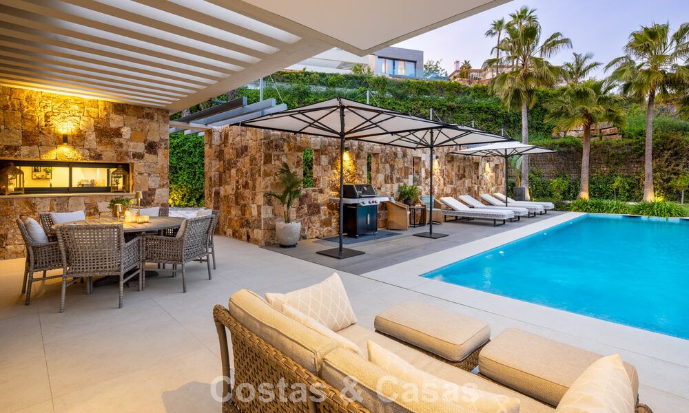 Luxe moderne villa met zeezicht te koop in Nueva Andalucia’s golfvallei, Marbella 806058