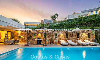 Luxe moderne villa met zeezicht te koop in Nueva Andalucia’s golfvallei, Marbella 806060 