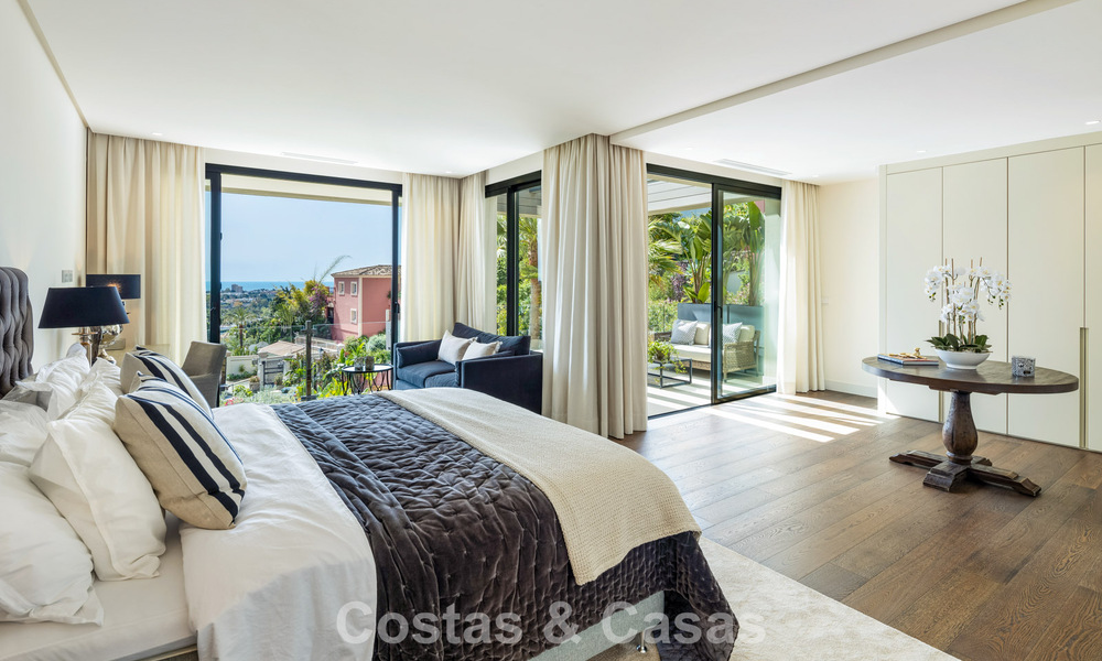 Luxe moderne villa met zeezicht te koop in Nueva Andalucia’s golfvallei, Marbella 806079