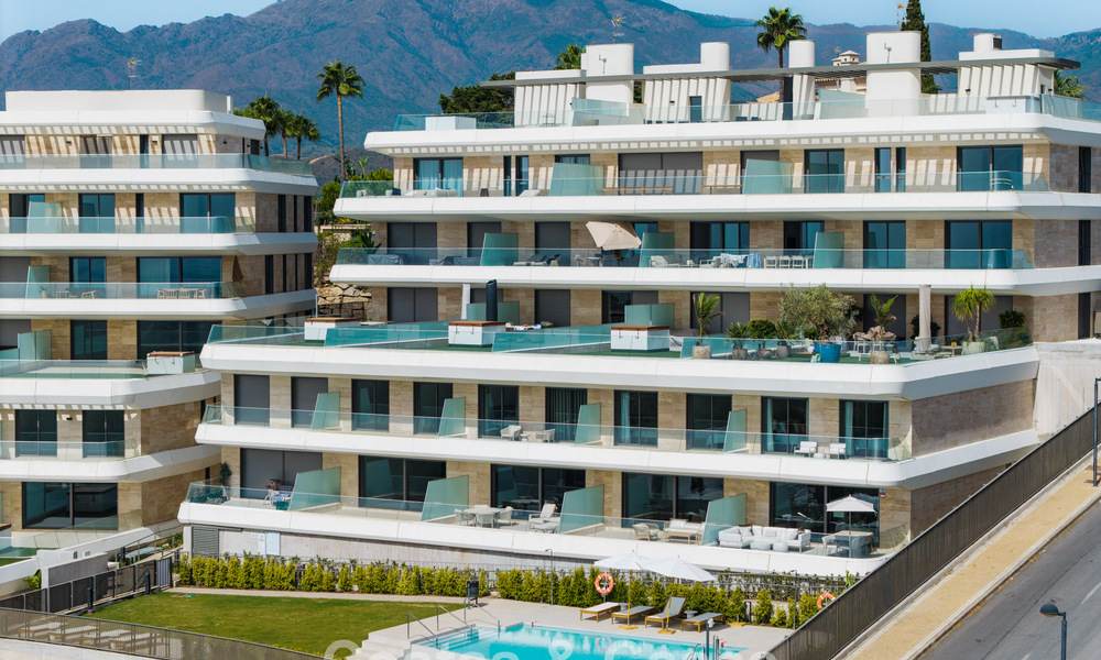 Nieuw duplex appartement met panoramisch zeezicht te koop op de New Golden Mile tussen Marbella en Estepona 806122