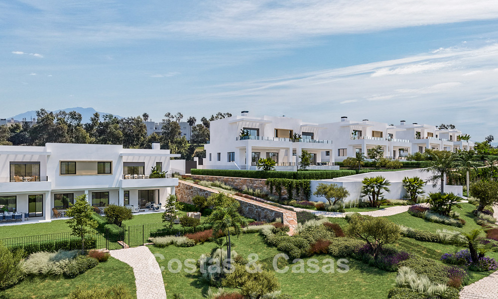 Halfvrijstaande nieuwbouwwoningen te koop in een golfomgeving van Estepona 806428