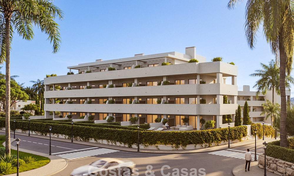 Moderne nieuwbouwappartementen te koop in een rustige woonwijk in Manilva, Costa del Sol 806319
