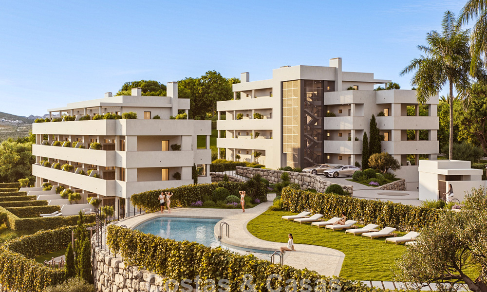 Moderne nieuwbouwappartementen te koop in een rustige woonwijk in Manilva, Costa del Sol 806325