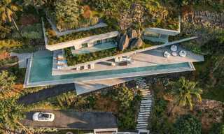 Grensverleggende designvilla met spectaculair zeezicht te koop in een exclusief golfresort in de heuvels van Marbella - Benahavis 806654 