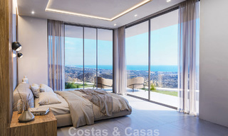 Grensverleggende designvilla met spectaculair zeezicht te koop in een exclusief golfresort in de heuvels van Marbella - Benahavis 806655 