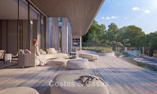 Vooruitstrevende designvilla met adembenemend golf-en zeezicht te koop in La Reserva, Sotogrande 806936 