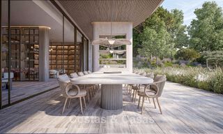 Vooruitstrevende designvilla met adembenemend golf-en zeezicht te koop in La Reserva, Sotogrande 806938 