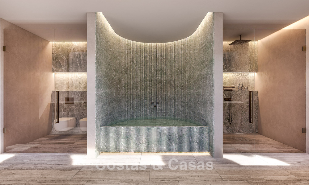Vooruitstrevende designvilla met adembenemend golf-en zeezicht te koop in La Reserva, Sotogrande 806949