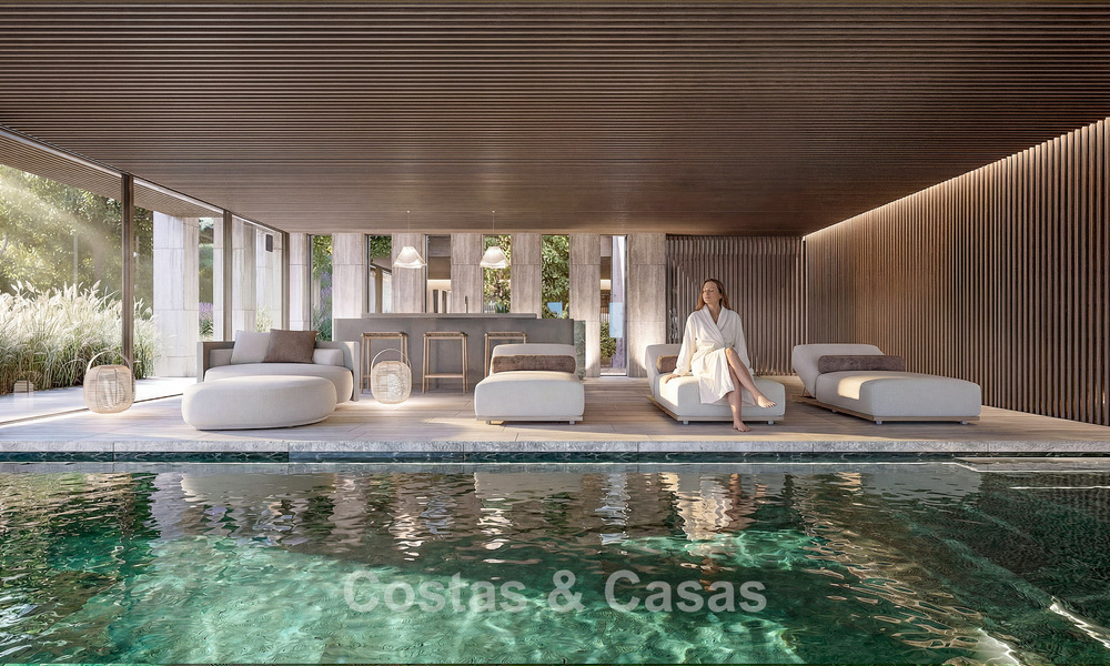 Vooruitstrevende designvilla met adembenemend golf-en zeezicht te koop in La Reserva, Sotogrande 806952