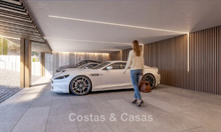Vooruitstrevende designvilla met adembenemend golf-en zeezicht te koop in La Reserva, Sotogrande 806956 