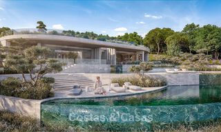Vooruitstrevende designvilla met adembenemend golf-en zeezicht te koop in La Reserva, Sotogrande 806957 