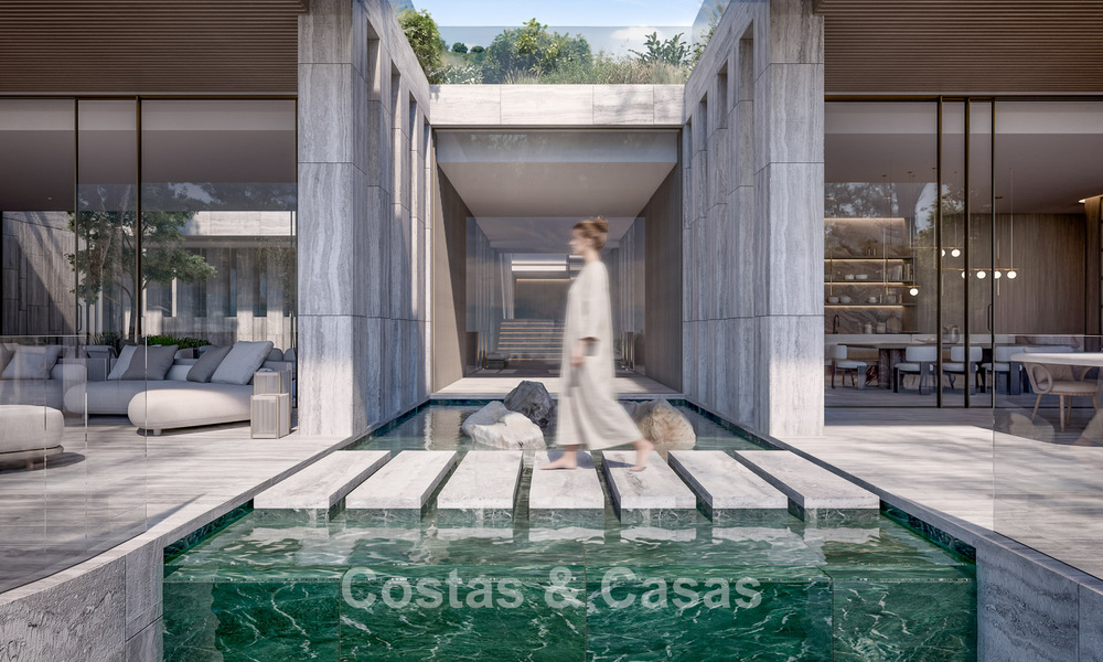 Vooruitstrevende designvilla met adembenemend golf-en zeezicht te koop in La Reserva, Sotogrande 806959