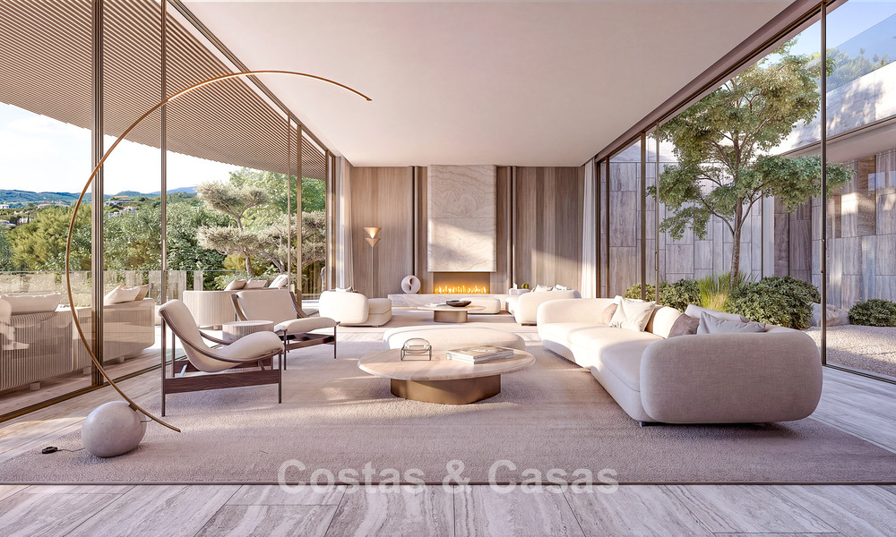 Vooruitstrevende designvilla met adembenemend golf-en zeezicht te koop in La Reserva, Sotogrande 806961