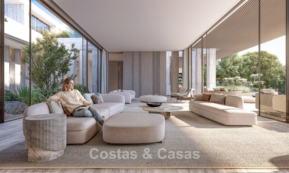 Vooruitstrevende designvilla met adembenemend golf-en zeezicht te koop in La Reserva, Sotogrande 806962