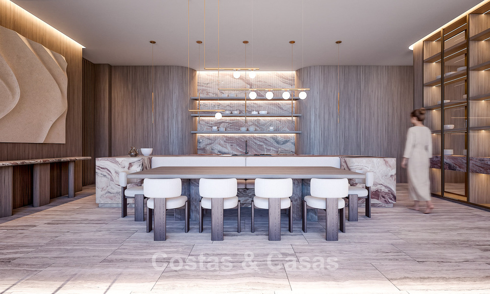 Vooruitstrevende designvilla met adembenemend golf-en zeezicht te koop in La Reserva, Sotogrande 806963