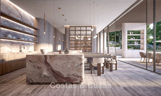 Vooruitstrevende designvilla met adembenemend golf-en zeezicht te koop in La Reserva, Sotogrande 806964 