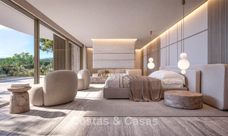 Vooruitstrevende designvilla met adembenemend golf-en zeezicht te koop in La Reserva, Sotogrande 806965 
