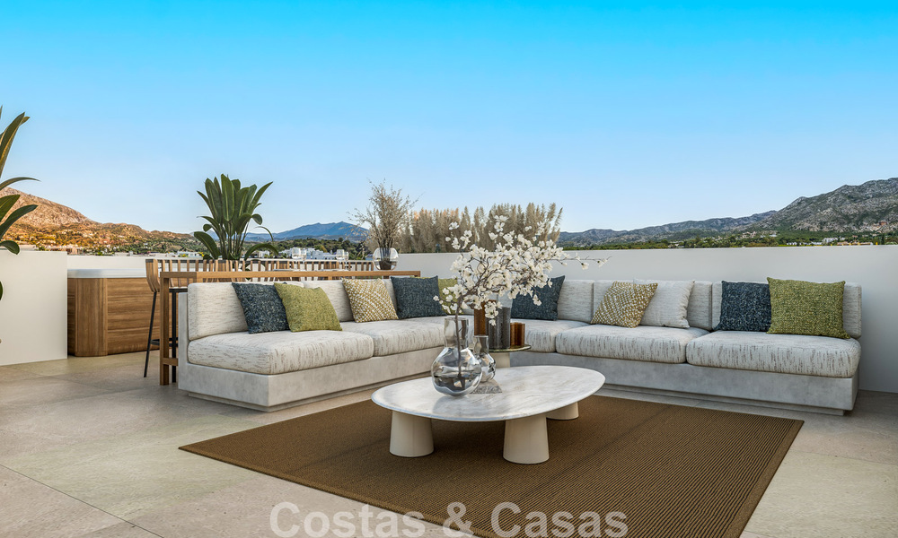 Eigentijdse nieuwbouwvilla te koop in Nueva Andalucia’s golfvallei, Marbella 806975