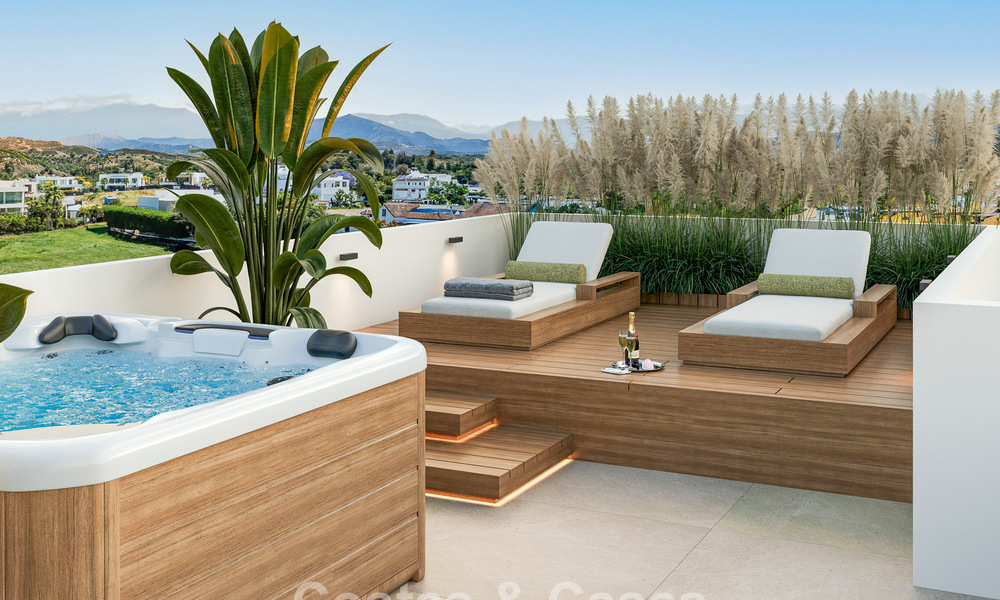 Eigentijdse nieuwbouwvilla te koop in Nueva Andalucia’s golfvallei, Marbella 806977