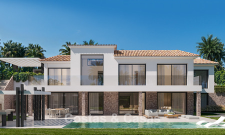 Eigentijdse nieuwbouwvilla te koop in Nueva Andalucia’s golfvallei, Marbella 806983