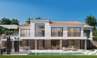 Eigentijdse nieuwbouwvilla te koop in Nueva Andalucia’s golfvallei, Marbella 806983 