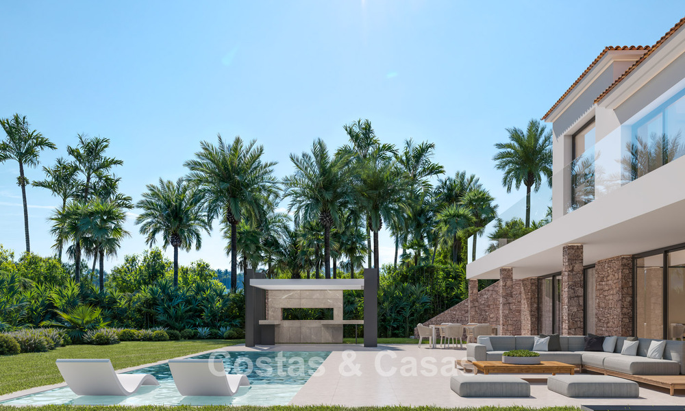 Eigentijdse nieuwbouwvilla te koop in Nueva Andalucia’s golfvallei, Marbella 806984