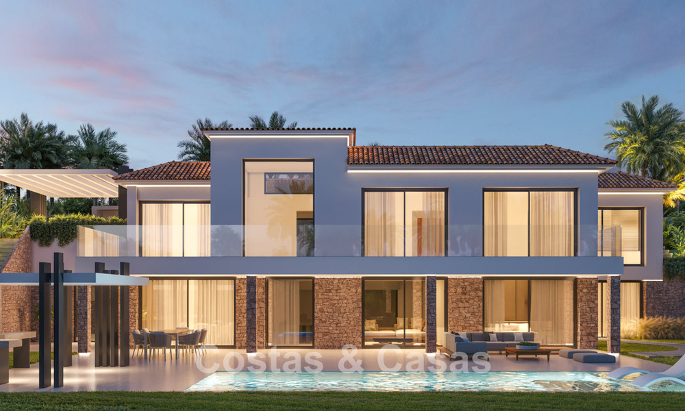 Eigentijdse nieuwbouwvilla te koop in Nueva Andalucia’s golfvallei, Marbella 806987