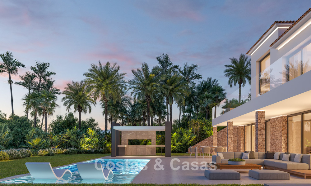 Eigentijdse nieuwbouwvilla te koop in Nueva Andalucia’s golfvallei, Marbella 806988