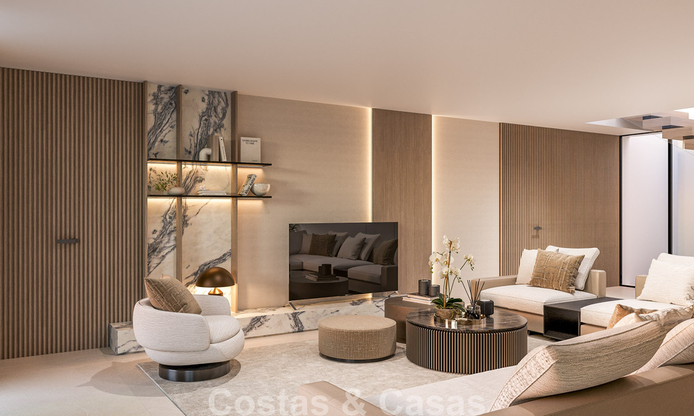 Eigentijdse nieuwbouwvilla te koop in Nueva Andalucia’s golfvallei, Marbella 806990