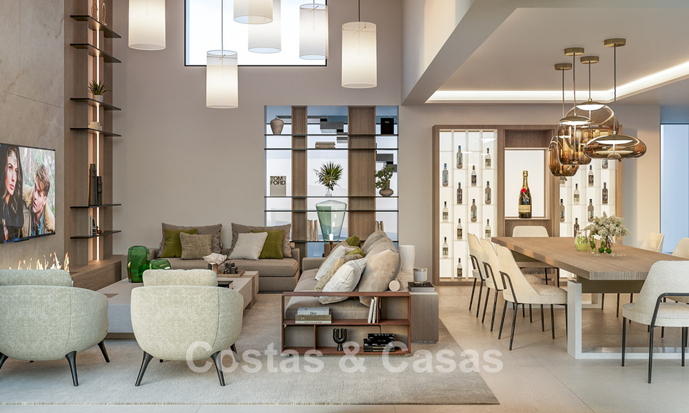 Eigentijdse nieuwbouwvilla te koop in Nueva Andalucia’s golfvallei, Marbella 807002