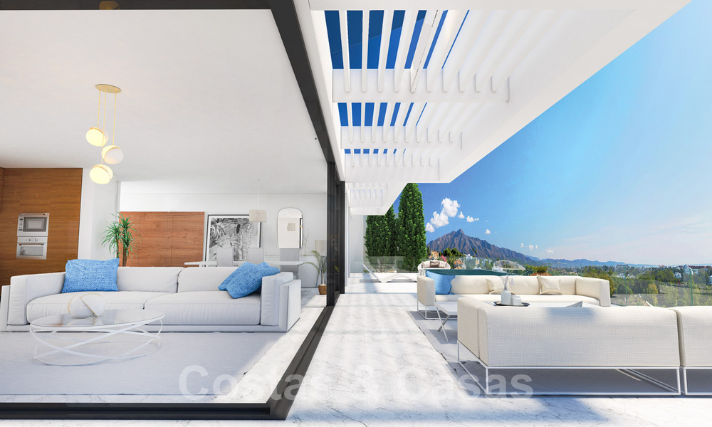 Ruim, nieuwgebouwd tuinappartement met privézwembad te koop in een omheind resort in Benahavís – Marbella 806745