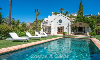 Ruime, sfeervolle, mediterrane familievilla te koop op de New Golden Mile tussen Marbella en Estepona 807291