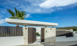 Gloednieuwe, ultramoderne luxevilla met panoramisch zeezicht te koop aan de oostkant van Marbella centrum 807449 