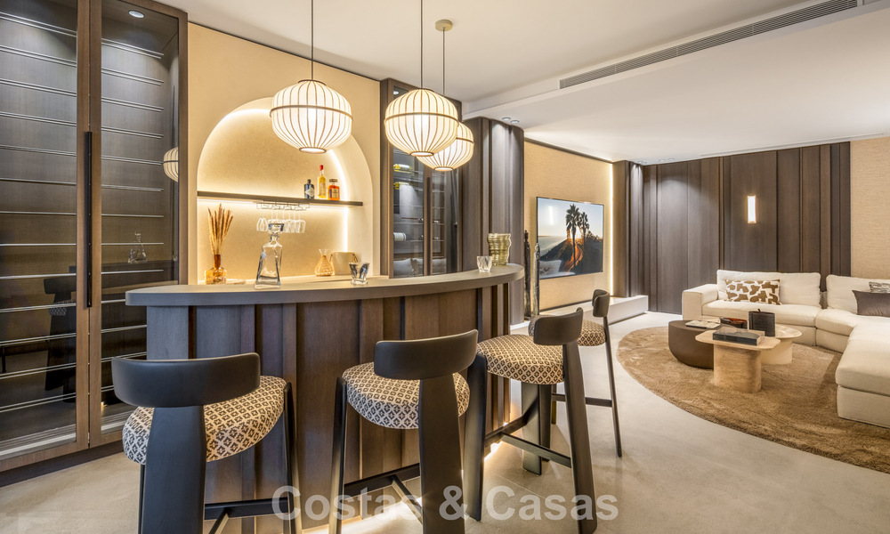 Gloednieuwe, ultramoderne luxevilla met panoramisch zeezicht te koop aan de oostkant van Marbella centrum 807456