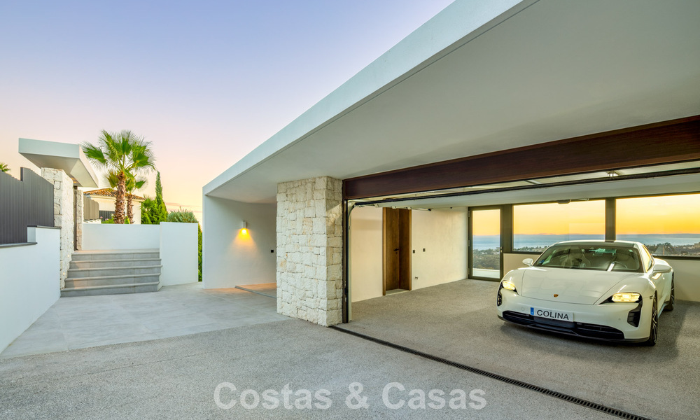 Gloednieuwe, ultramoderne luxevilla met panoramisch zeezicht te koop aan de oostkant van Marbella centrum 807462