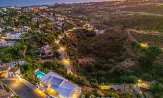 Gloednieuwe, ultramoderne luxevilla met panoramisch zeezicht te koop aan de oostkant van Marbella centrum 807472 