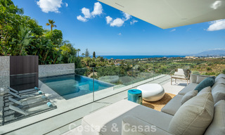 Gloednieuwe, ultramoderne luxevilla met panoramisch zeezicht te koop aan de oostkant van Marbella centrum 807473 
