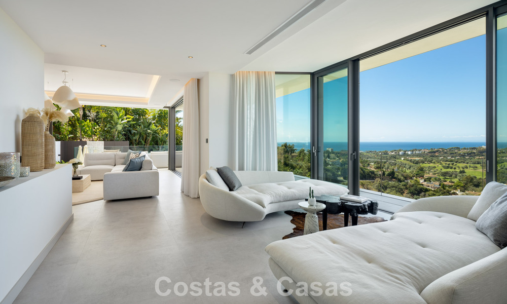 Gloednieuwe, ultramoderne luxevilla met panoramisch zeezicht te koop aan de oostkant van Marbella centrum 807476