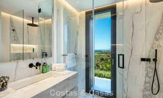 Gloednieuwe, ultramoderne luxevilla met panoramisch zeezicht te koop aan de oostkant van Marbella centrum 807482 
