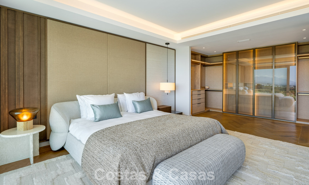 Gloednieuwe, ultramoderne luxevilla met panoramisch zeezicht te koop aan de oostkant van Marbella centrum 807489